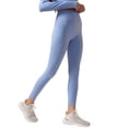 thumbnail image 2 of Pantalones de yoga sin costuras de cintura alta y levantamiento de cadera, pantalones de fitness ajustados de secado rápido para mujer, ropa exterior para correr, deportes, ropa de yoga, 2 of 2