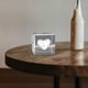 thumbnail image 1 of Figuras de pisapapeles de cristal, adornos de grabado de signos del tiempo, artesanías para regalo, cumpleaño boda, decoración Feng Shui Corazón perfecl Cubo de cristal, 1 of 7