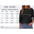 thumbnail image 6 of MOSHU Crewneck Sweaters for Women Drop Shoulder Women Sweaters Long Sleeves Fall Tops Knit Pullover Sweaters, 6 of 11