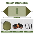 thumbnail image 6 of Vyrelis Camping Hammock with Mosquito Net, 440lbs Capacity Portable Hammock with 2 Tree Straps, Hammock Tent for backpacking Hiking Travel Outdoor, 6 of 7