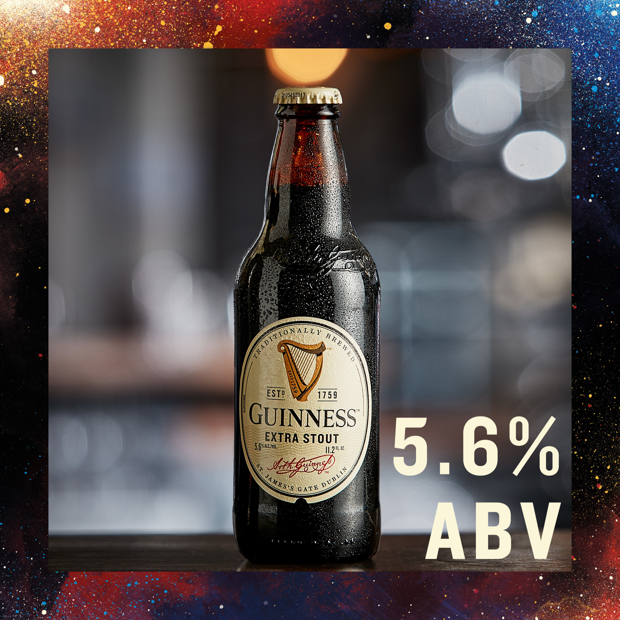 Guinness Extra Stout Import Beer, 11.2 fl oz, 6 Pack Bottles, 5.6% ABV - image 2 of 10