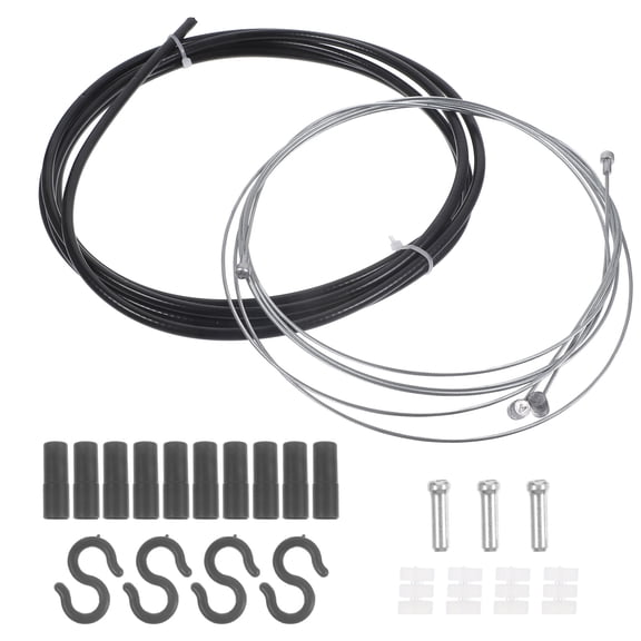 NICEXMAS Bike Brake Cable Housing Kit Mountain Bike Brake Cables Rubber 1 Set