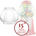 thumbnail image 2 of Olde Midway 15-Inch Acrylic Globe for Gumball Machines - Shatterproof Plastic Replacement Bowl, 2 of 7