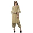 thumbnail image 2 of Moomaya Women's Printed Indian Ethnic Clothing Set-Printed Kurta w/ Pants, Designer Tunic Dress, 2 of 9