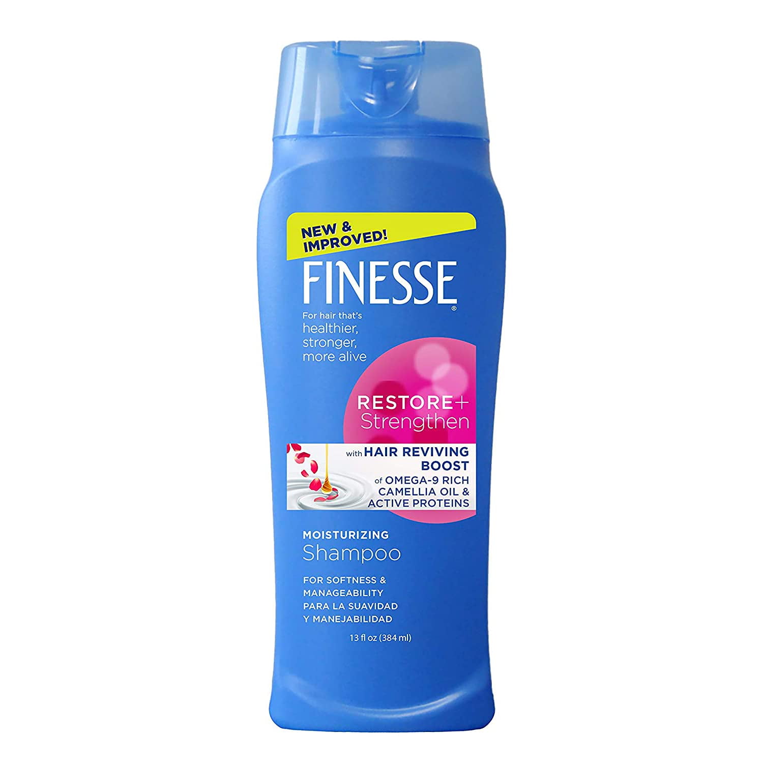 5 Pack - Finesse Restore + Strengthen, Moisturizing Shampoo 13 oz Each