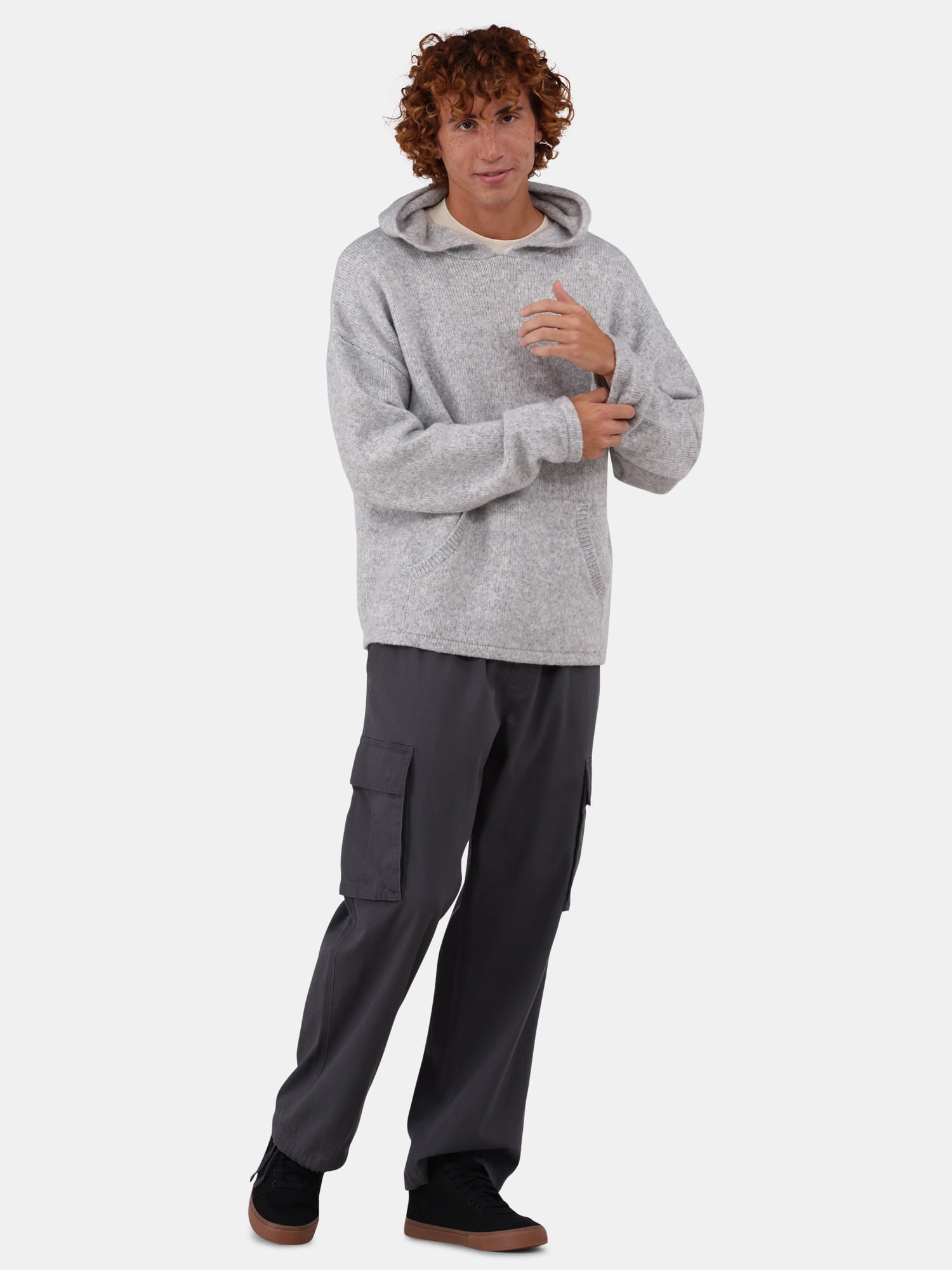 No Boundaries Men's & Big Men's Hooded Sweater, Sizes XS-3XL