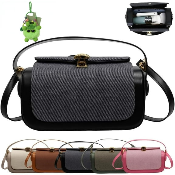 Colorful Fabric Flap Crossbody Bag, Textured Crossbody Bags, Women Chic Small Purse