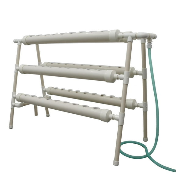 Hydroponic Pipeline Vegetable Growing System 54 Planting Sites 3 Layers 6 Pipes with 110V Water Pump