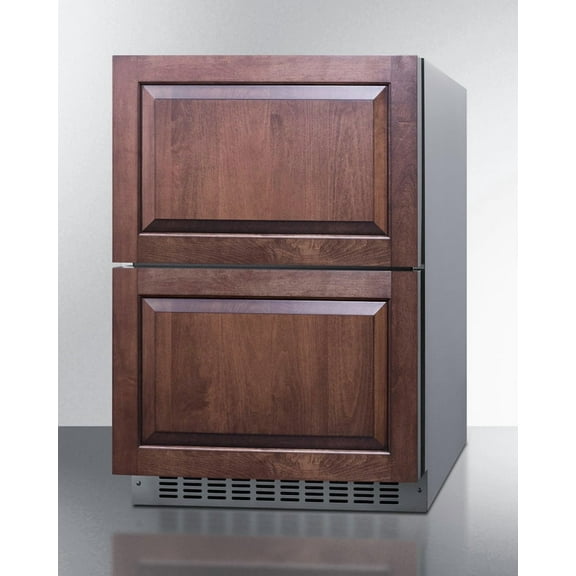 24" Wide 2-Drawer Refrigerator-Freezer, Commercial