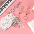 thumbnail image 2 of MINKUROW 3 Pack Sliver Badge Reel Retractable Metal ID Badge Holder with Belt Clip Key Ring for Name Card Keychain for Nurse,Volunteer,Teacher,Student (Sliver), 2 of 8