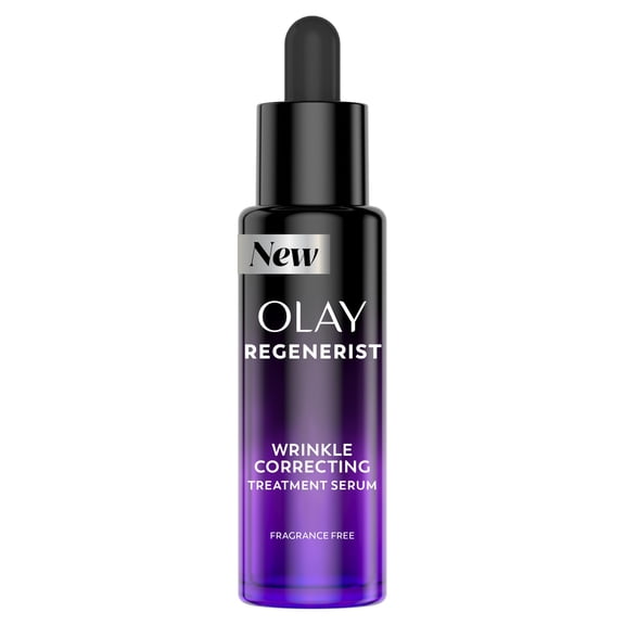 Olay Regenerist Collagen & Retinol Anti-Aging Serum, Brightening & Hydrating Night Treatment, 30mL (1.0 fl oz)