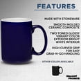 thumbnail image 2 of El Grande Two Tone Glossy Coffee Mugs 15 oz. Set of 12, Bulk Pack - Perfect for Tea, Espresso, Cappuccino, Hot Cocoa - Cobalt Blue, 2 of 5