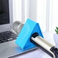 thumbnail image 4 of Microphone Marks Professional Interview Logo Stand Microphone Protector for Reporters (Triangle Blue), 4 of 8