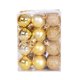 thumbnail image 1 of Juego Bolas Navidad Bolas Navideñas Grandes Plástico 24 Unidades/caja para (amarillo), 1 of 6