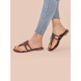 thumbnail image 3 of Women's Flat Sandals Flip Flop Sandals Dressy Thong Sandals Comfortable Summer Sandals, 3 of 4
