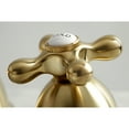 thumbnail image 4 of Kingston Brass KS3967AX 8 in. Widespread Bathroom Faucet, Brushed Brass, 4 of 5