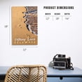 thumbnail image 5 of Bethany Beach, Delaware, Footprints in Sand Birch Wood Wall Sign (12x18 Rustic Home Decor, Ready to Hang Art), 5 of 5