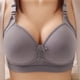 thumbnail image 2 of Gibobby Sujetador y cómodo para mujer, nuevo, y de, estilo sin, Sexy y cómodo, para edad y vejez Sujetador deportivo para mujeres(Gris,44), 2 of 3