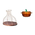 thumbnail image 1 of Elegante Jarrón Portacorchos De Vino Con Forma De Calabaza, Multiusos, De Cristal, Con Tapa, Regalo único, Práctico Y Coleccionable Para La Decoración De La Cocina., 1 of 8