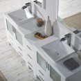 thumbnail image 6 of Sydney 84" Double w/ Vessel Sinks and Mirrors (Glossy White), 6 of 9