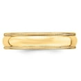 thumbnail image 3 of 14k Yellow Gold 5mm Lightweight Milgrain Half Round Wedding Band Size 12.5, 3 of 5