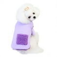 thumbnail image 2 of kladzum Dog Sweaters Dog Warm Shirt Fall and Winter Warm Pet Clothes Color Matching Pocket Coat, Dog Sweaters, Small Dog Coat Warm Sweartershirts, 2 of 6