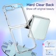 thumbnail image 2 of JETech Case for Samsung Galaxy Z Flip 5 2023, Transparent Protective Phone Cover with Shockproof Bumper and Anti-Scratch Back (Clear), 2 of 6