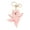 Pink, variant on Cute Ballet Bear Bag Charm Strudy PU Leather Keychain for Fashionable Look