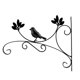 thumbnail image 1 of Worallymy soporte de cesta de flores de hierro montado en la pared colgante para exteriores maceta de Metal ganchos para colgar decoración Worallymy JD735809651, 1 of 7