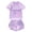 Purple2, variant on HUAXUN Girls Swimsuit Set with Matching Swim Cap,Short Sleeve One Piece UPF Bathing Suit and Swim Hat,Ruffle Trim Sun Protective Swimwear for Beach Pool Summer(Pink,8-9 Years)