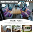 thumbnail image 5 of FOR U DESIGNS Horse Butterfly Lavender Print RV Dinette Cushion Covers Replacement Camper Cushion Slipcover Scratch-resistant RV Couch Covers, 1 Backrest Cover 1 Bench Cover and 1 Pillowcase, 5 of 8