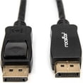 thumbnail image 3 of Rocstor Premium 10ft / 3m DisplayPort 1.2 Cable M/M - DisplayPort 4k - DisplayPort Male Digital Audio/Video - 10ft - Bla, 3 of 6