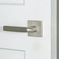 thumbnail image 3 of Viaggio Qadmltbll_Sd_Rh Motivo Solid Brass Non-Turning One-Sided Dummy Door Lever - Nickel, 3 of 7