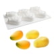 thumbnail image 2 of Molde de silicona para tartas de 12 cavidades, antiadherente, apto para lavavajillas, con forma de plátano, mango y limón., 2 of 8