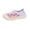Purple Pink, variant on Women's Anti-Collision Toe Slip-On Sneakers, Breathable Knit Mesh Flats with Comfort Round Toe for Daily Travel & Walking Black