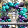 thumbnail image 2 of Juego de guirnaldas con forma de globos Pinbra, color morado, verde azulado, doble relleno, 2 of 9
