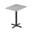 thumbnail image 2 of Flash Furniture 24'' x 30'' Gray Rectangular Laminate Table Top with Black 22 x 22 "X" Style Table Height Base, 2 of 8