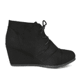 thumbnail image 3 of Dream Pairs Women's Casual Fashion Lace-Up Wedge Ankle Booties Low Heel Design, 3 of 7