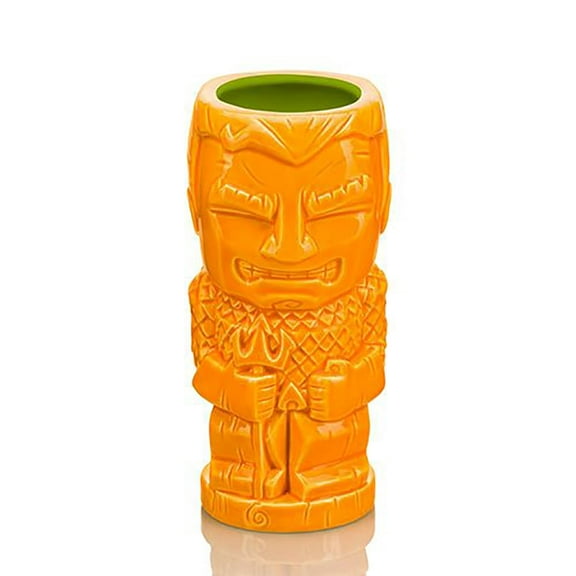 Geeki Tikis DC Comics Aquaman Orange Ceramic Mug | Holds 16 Ounces