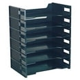 thumbnail image 2 of Tomorotec Stackable Letter Tray Set, Black, 6 Count, 2 of 4
