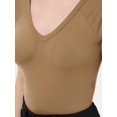 thumbnail image 4 of Basic Cap-Sleeve V-Neck T-Shirt, 4 of 5