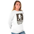 thumbnail image 3 of Warning Hike Your Own Risk Bigfoot Long Sleeve TShirt Men Women Brisco Brands L, 3 of 6