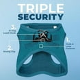 thumbnail image 2 of Voyager Step-in Air Dog Harness - All Weather Mesh Step in Vest Harness for Small and Medium Dogs and Cats by Best Pet Supplies - Harness (Turquoise), M (Chest: 16-18"), 2 of 5