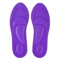 thumbnail image 1 of Plantillas ortopédicas para pies planos, soporte de arco, espuma viscoelástica, almohadilla para zapatos, cómodas, moradas, para mujer, 1 of 10