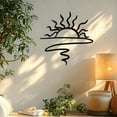 thumbnail image 1 of Sunrise Metal Wall Art Sunset Metal Wall Art Sunrise Wall Decor Metal Sun Wall Decor Sunshine Design Sun And Metal Wall Art Large Metal Sun Outdoor Wall Art, 1 of 7