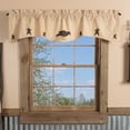 thumbnail image 5 of VHC Brands Kettle Grove Window Curtain, Applique Crow and Star Valance, Tan, 16x60, 5 of 5