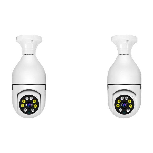 2.4G 5G E27 Bombilla Cámara Nocturna 1080P Impermeable para Ministerio Del Interior