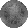 thumbnail image 1 of Ahgly Company Machine Washable Indoor Square Transitional Gray Wolf Gray Area Rugs, 3' Square, 1 of 7