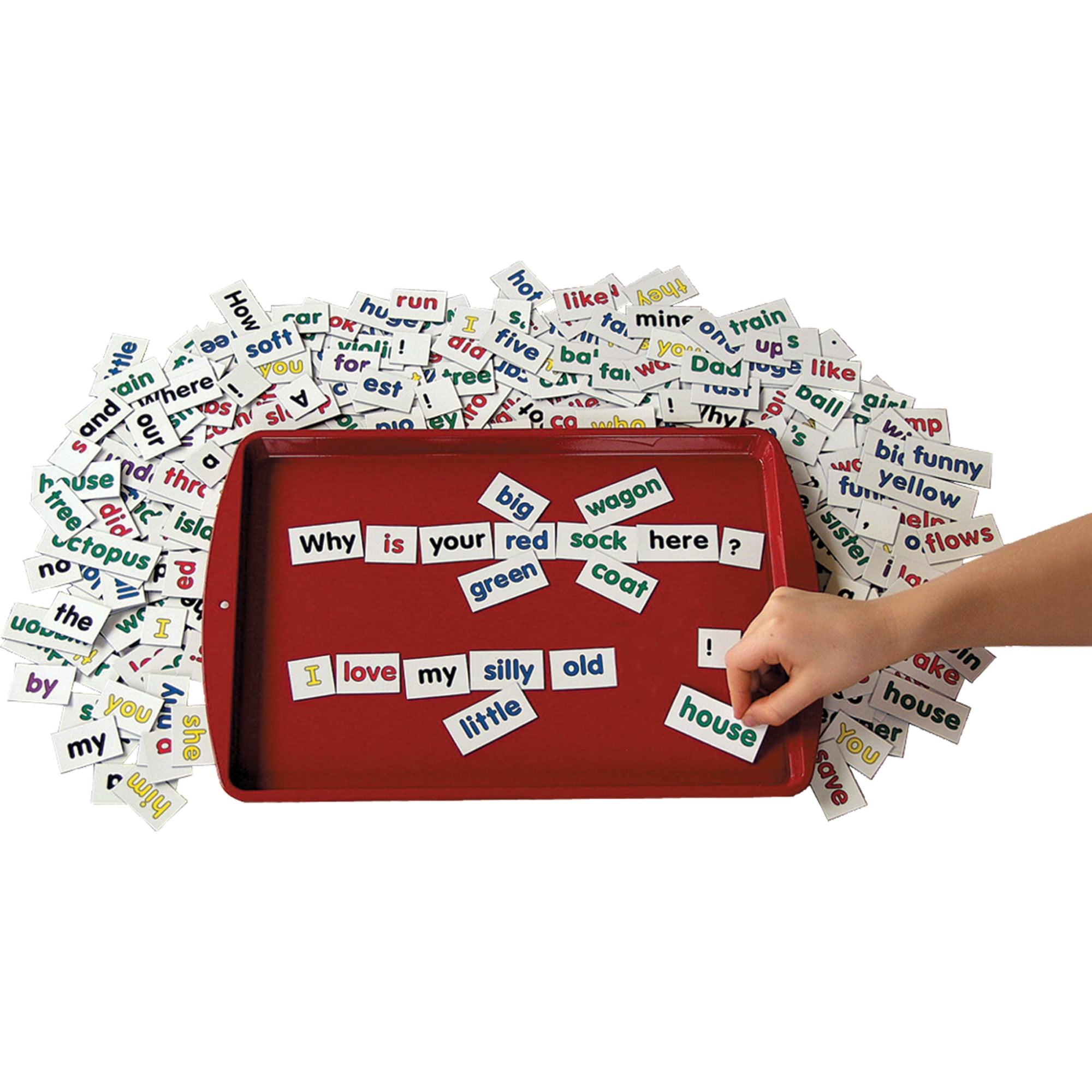 Barker Creek Learning Magnets ̶ Kidboard ̶ Red