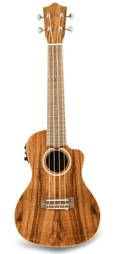 Lanikai All Solid Acacia Concert with Kula Preamp A/E Ukulele
